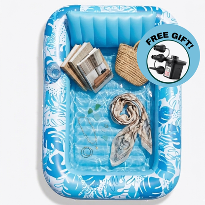 Inflatable Tanning Pool | The Ultimate Glow-Up Pool