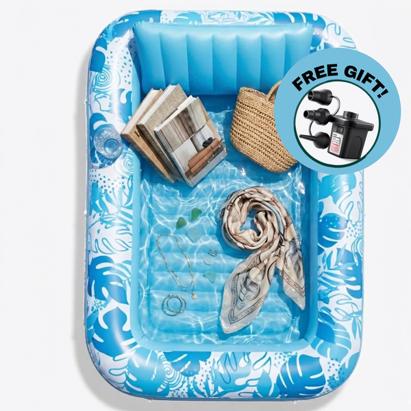 Inflatable Tanning Pool | The Ultimate Glow-Up Pool