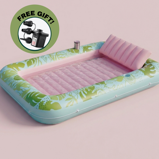 Inflatable Tanning Pool | The Ultimate Glow-Up Pool