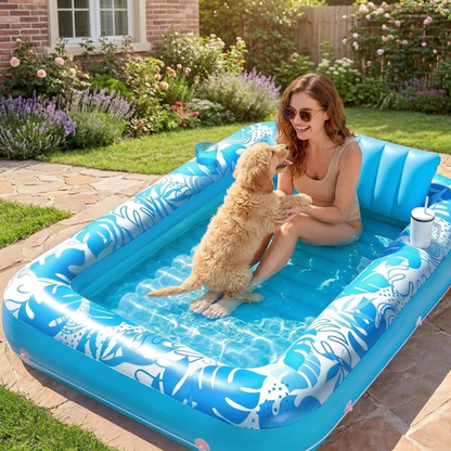 Inflatable Tanning Pool | The Ultimate Glow-Up Pool