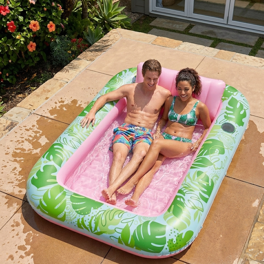 Inflatable Tanning Pool | The Ultimate Glow-Up Pool