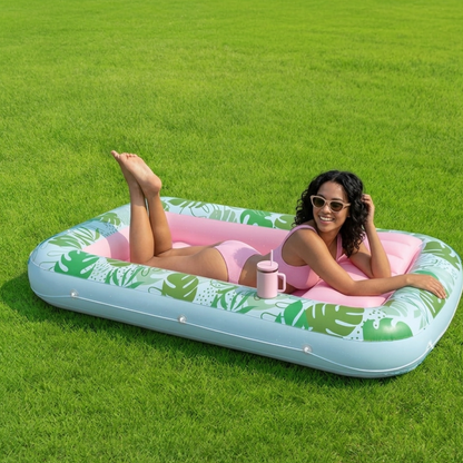 Inflatable Tanning Pool | The Ultimate Glow-Up Pool