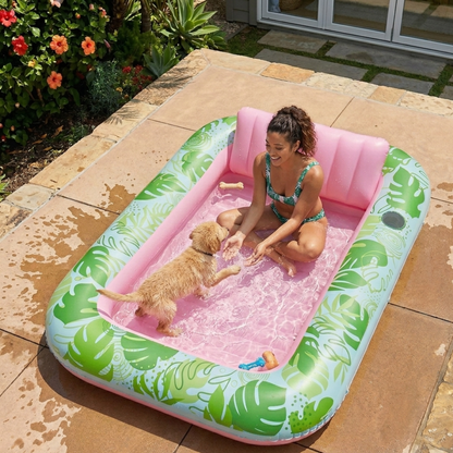Inflatable Tanning Pool | The Ultimate Glow-Up Pool