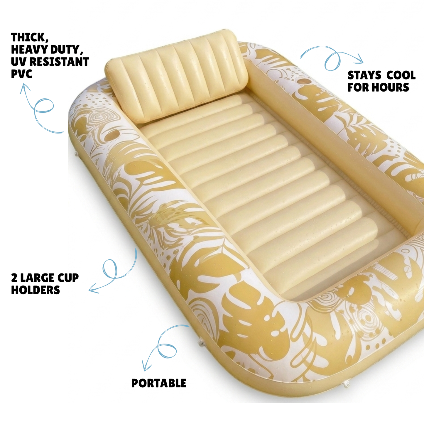 Inflatable Tanning Pool | The Ultimate Glow-Up Pool