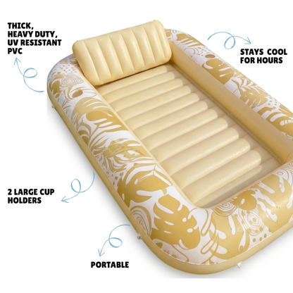 Inflatable Tanning Pool | The Ultimate Glow-Up Pool