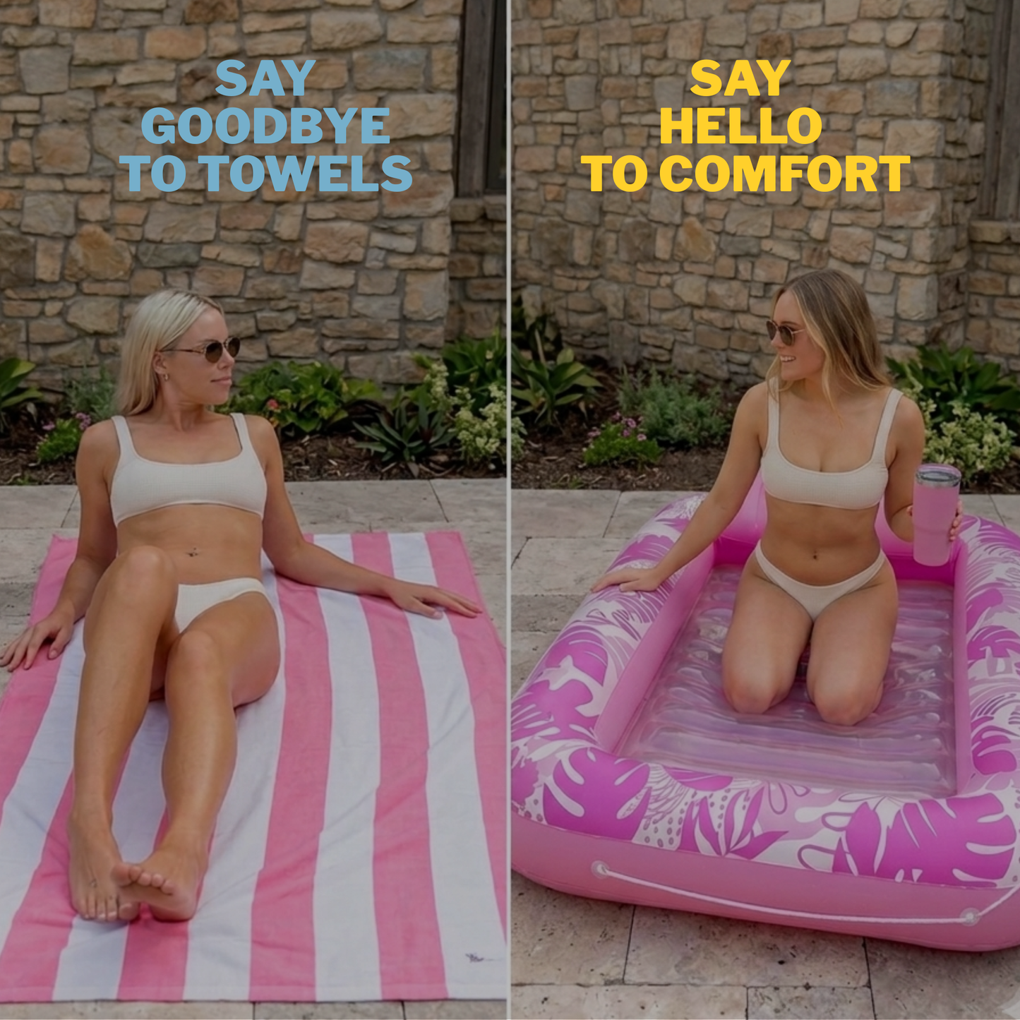Inflatable Tanning Pool | The Ultimate Glow-Up Pool