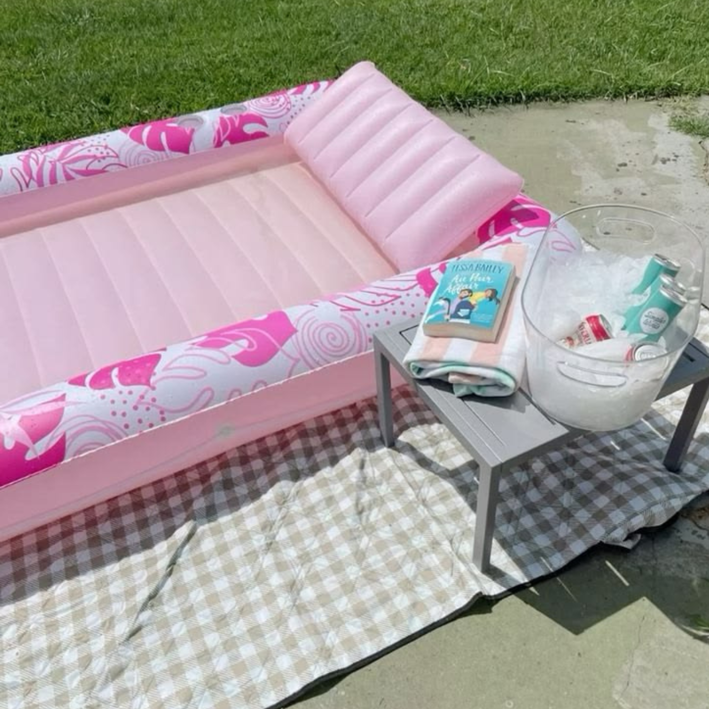 Inflatable Tanning Pool | The Ultimate Glow-Up Pool
